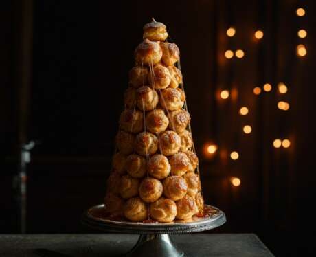 Vegan Croquembouche Tower