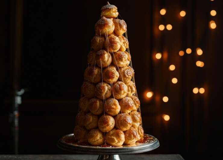 Vegan Croquembouche Tower