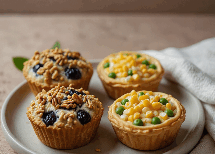 Breakfast Muffin + Savoury Pie for Kids